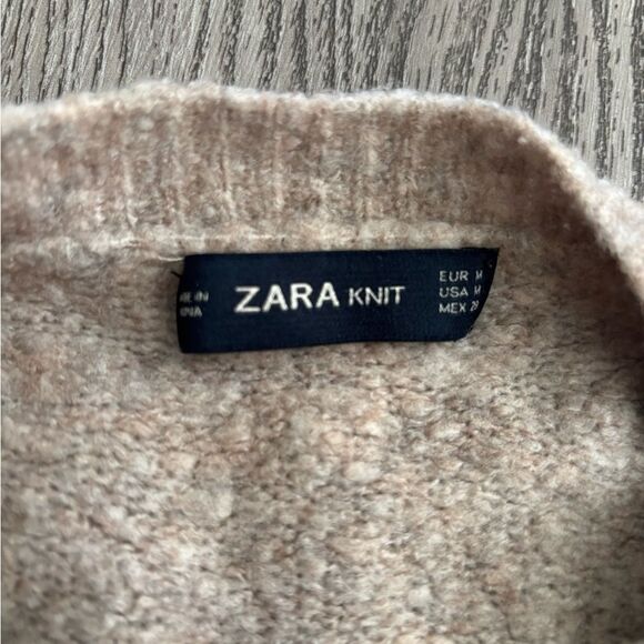 Zara Beige Knit Sweater used in good condition - Picture 3 of 4